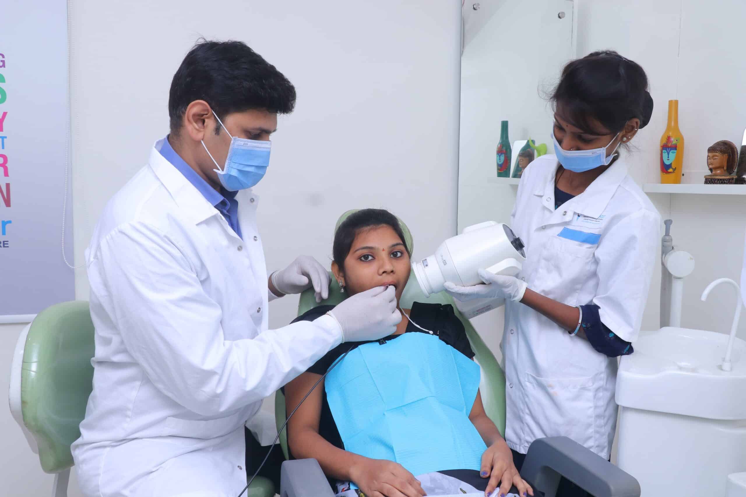 Dr. Srinivas Manohar providing specialist dental care at Manohar Dental